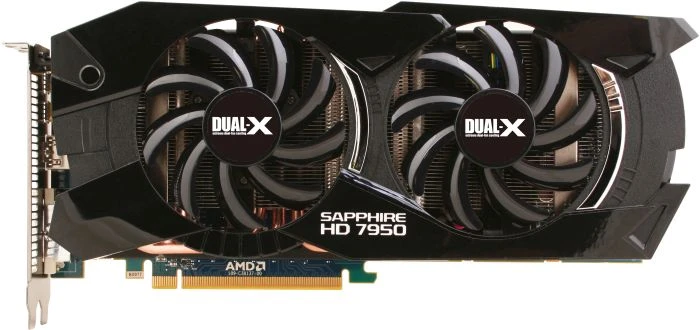 Sapphire Radeon HD 7950 Boost Dual-X, 3GB GDDR5, DVI, HDMI, 2x mDP, full retail