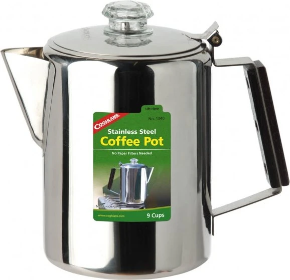 Coghlan's Edelstahlkanne Coffee Pot 12 Tassen Kanne