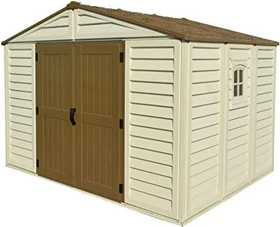 Duramax WoodBridge Plus 10.5x8 Gerätehaus braun