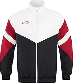 Jako Retro Trainingsjacke schwarz/weiß/rot (Herren)
