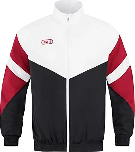 Jako Retro Trainingsjacke schwarz/weiß/rot (Herren)