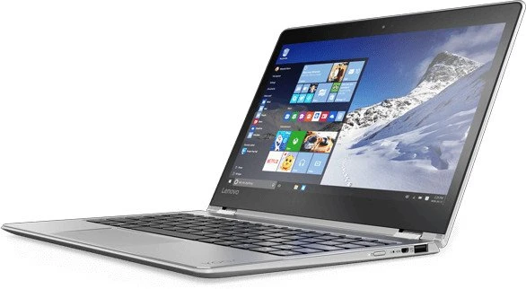 Lenovo Yoga 710-11ISK, Platinum Silver, Core m3-6Y30, 4GB RAM, 256GB SSD, DE