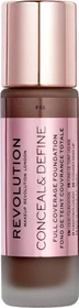 Revolution Beauty Conceal & Define Foundation F18, 23ml