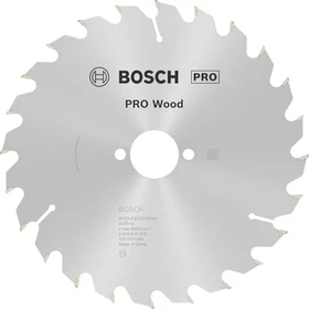 Bosch Professional Optiline Wood Kreissägeblatt 24Z, 190x2.6x30mm, 1 Stück