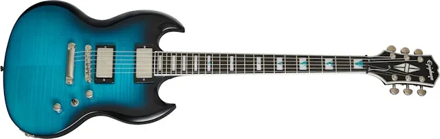 Epiphone Prophecy SG Blue Tiger Aged Gloss