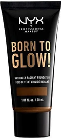 NYX Born To Glow Naturally Radiant Foundation walnut, 30ml