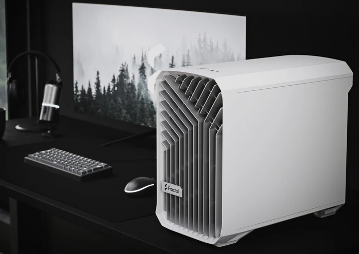 Fractal Design Torrent Nano White TG Clear Tint, Glasfenster, Mini-ITX