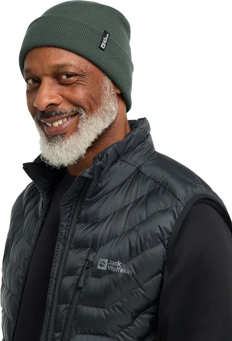 Jack Wolfskin Rib Beanie slate green