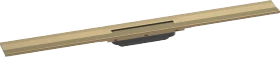 Hansgrohe RainDrain Flex Fertigset Duschrinne 900 kürzbar zur Wandmontage brushed bronze