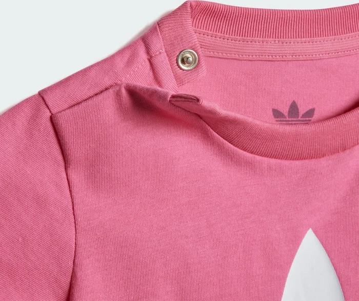 adidas Gift Set mit Beanie Jumpsuit pink fusion (Junior)
