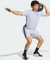 adidas Workout Essentials Base 3 Stripes Hose kurz halo silver/black (Herren) Vorschaubild