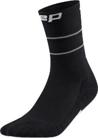CEP Pro Run Reflective Mid Laufsocken schwarz (Herren)