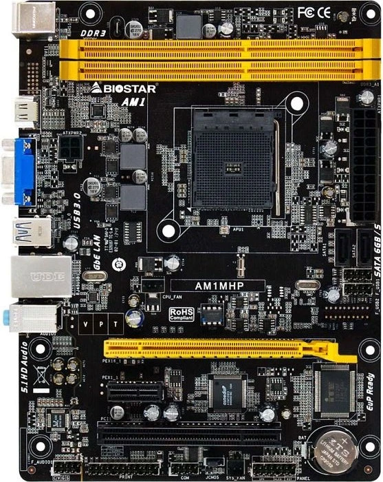 Biostar AM1MHP (AMD AM1)