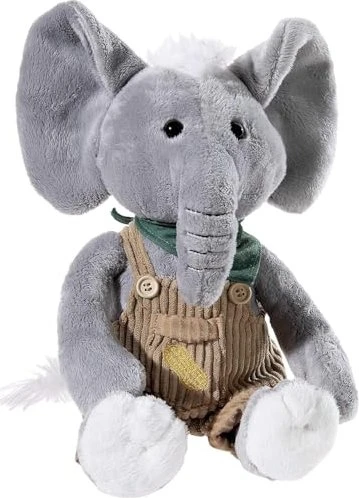 Heunec Latzhosen-Gang Elefant Eddi Erdnuss 35cm