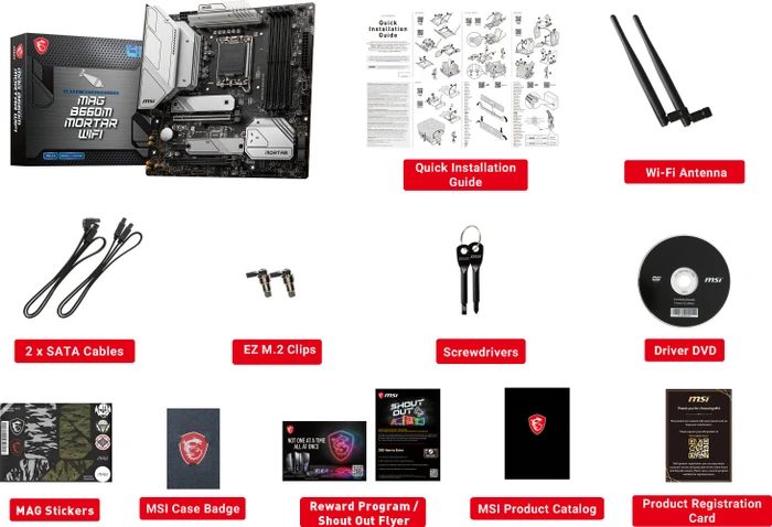 MSI MAG B660M Mortar WIFI (Intel 1700)