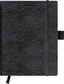 Herlitz Classic Tablet Notizbuch, 190x245mm, kariert, Kunstleder-Cover, schwarz, 96 Blatt