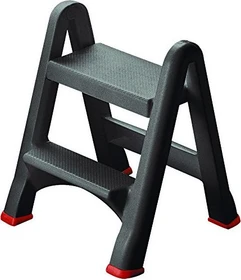 Curver Klapptritt 2-stufig Tritthocker anthrazit