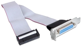 DeLOCK Slotblende, 1x Parallel, low profile