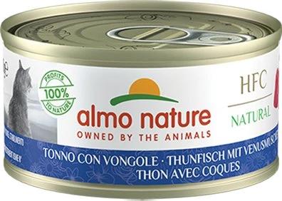 almo nature HFC Natural Cats 70 I, Thunfisch mit Venusmuscheln, 70g