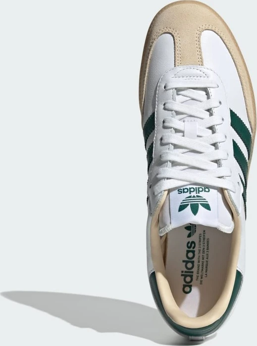 adidas Samba cloud white/collegiate green/gum