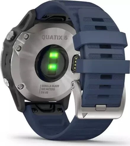 Garmin quatix 6 grau/blau