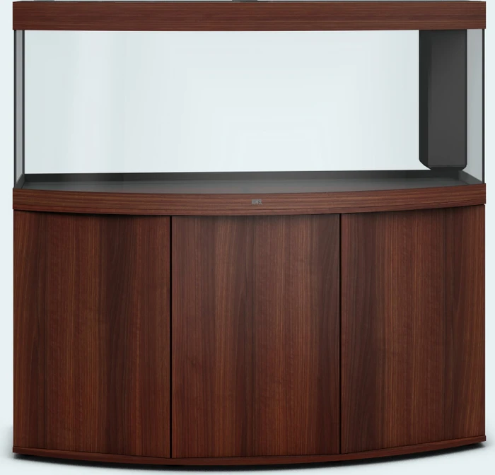 Juwel Vision 450 LED Aquarium-Set mit Unterschrank, dunkles Holz/dunkles Holz, 450l