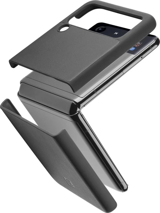Cellularline Fit Duo für Samsung Galaxy Z Flip 4 schwarz