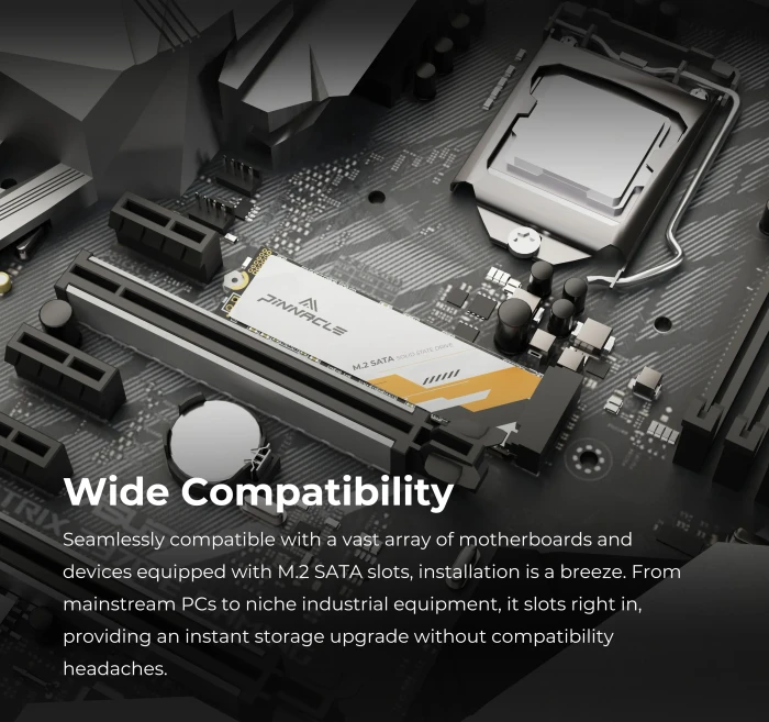 Timetec Pinnacle Gaming 512GB, M.2 2280 / B-M-Key / SATA 6Gb/s
