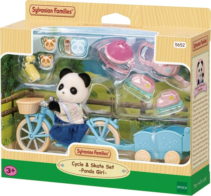 Epoch Sylvanian Families - Spiel-Sets - Fahrrad und Rollschuhe Spielset mit Figur