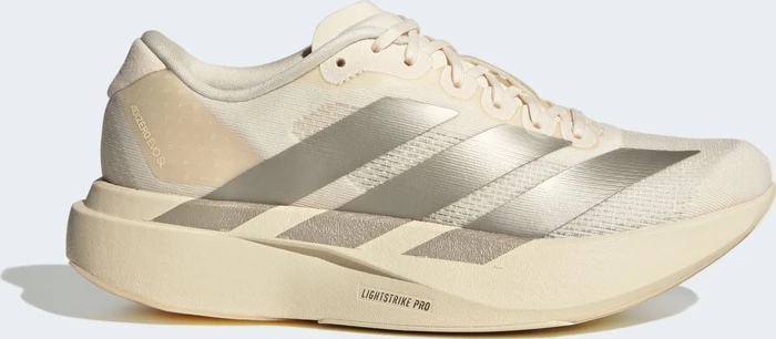 adidas Adizero Evo SL wonder white/cyber metallic/warm vanilla (Damen)