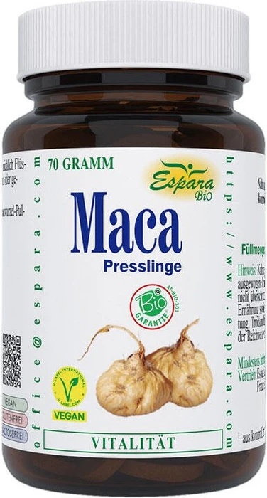 Espara Maca Presslinge, 70g