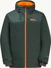 Jack Wolfskin Cyrox 2L Down Funktionsjacke black olive (Herren)