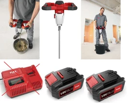 Flex MXE 18.0-EC/5.0 Set Akku-Rührwerk inkl. 2 Akkus 5.0Ah