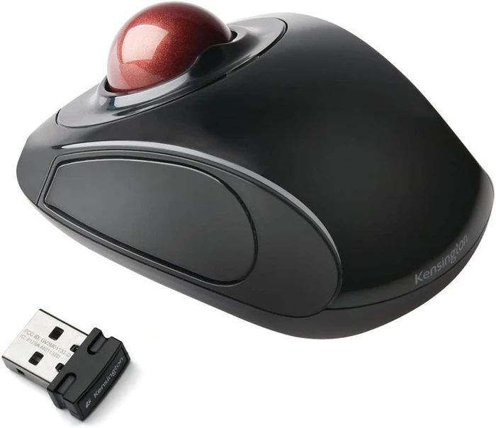 Kensington Orbit Wireless Mobile Trackball, USB-A/Bluetooth