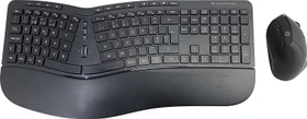 Conceptronic Orazio Ergo Wireless Ergonomic Keyboard and Vertical Mouse Kit schwarz, USB, PT