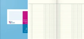 König & Ebhardt Geschäftsbuch mit Spalten, A5, liniert, 40 Blatt