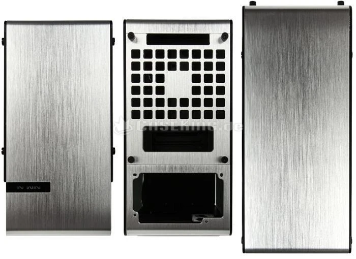 In Win 901 silber, Glasfenster, Mini-ITX