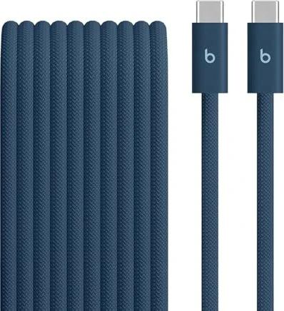 Anker Beats USB-C zu USB-C umflochtenes Kabel 240W 3m blau