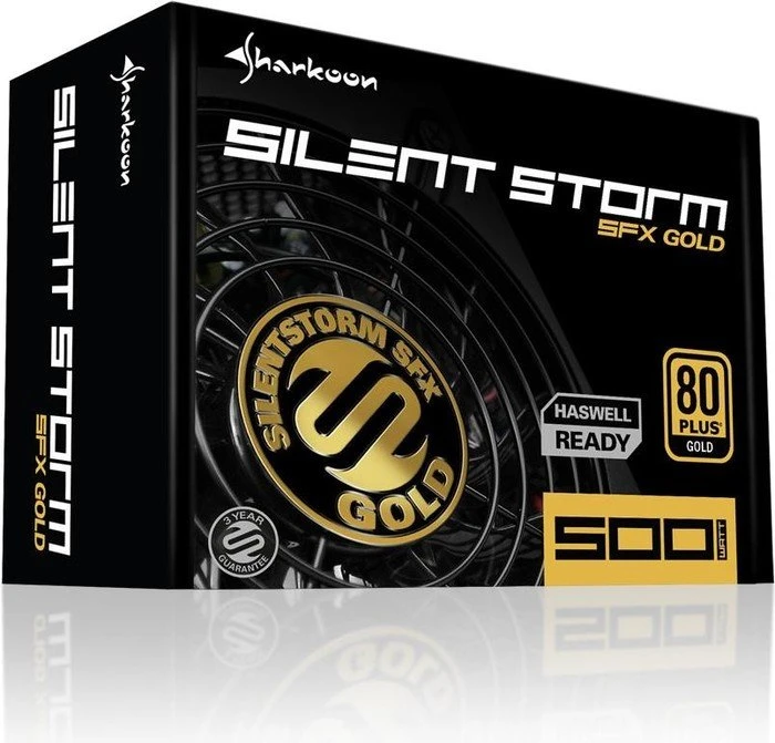 Sharkoon Silentstorm SFX Gold 500W, SFX-L