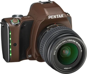 Pentax K-S1 braun mit Objektiv smc DA L 18-55mm 3.5-5.6 AL