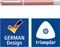 Staedtler triplus 474 radiant rose, rechte Hand, mittel, Faltschachtel Vorschaubild
