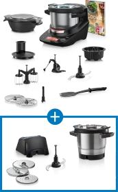 Bosch MCC9555D05 Cookit Set Deluxe Multikocher schwarz