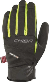 Chiba Tour Plus Fahrradhandschuhe schwarz/gelb