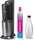 SodaStream Crystal 3.0 Trinkwassersprudler mit 1 Glaskaraffe schwarz (1016411490)