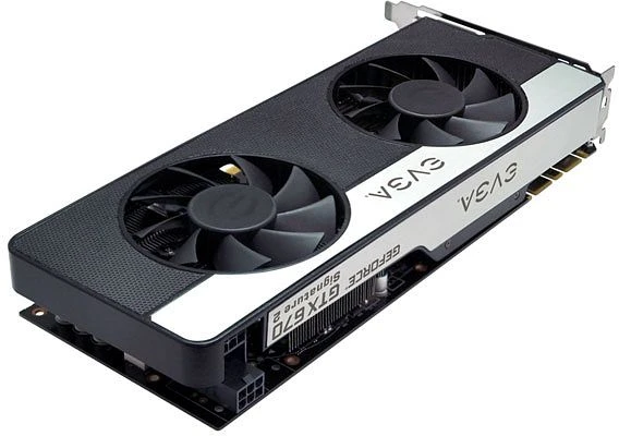 EVGA GeForce GTX 670 FTW Signature 2, 2GB GDDR5, 2x DVI, HDMI, DP