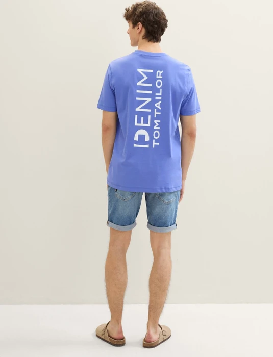 Tom Tailor Jeansshorts Jeans used light stone blue denim (Herren)