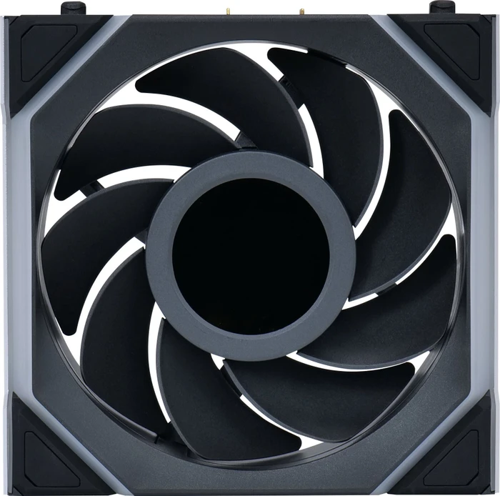 Lian Li Uni Fan SL Wireless LCD 120 ARGB Reverse Blade, schwarz, 120mm