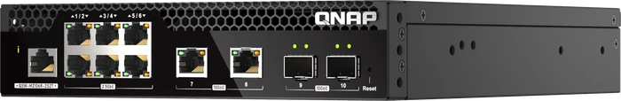 QNAP QSW-M2100R Desktop 2.5G Smart Switch, 8x RJ-45, 2x SFP+