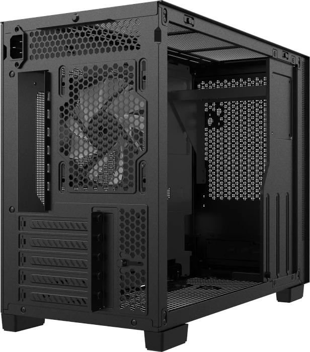 ADATA XPG Valor Mesh Nano Black, schwarz, Glasfenster