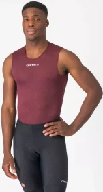 Castelli Pro Mesh 2.0 Funktionsshirt ärmellos deep bordeaux (Herren)